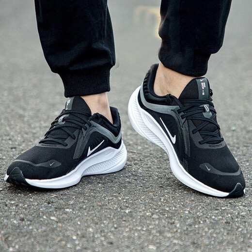 Nike (NIKE) casual shoes men's shoes 2025 new summer sports shoes QUEST 4 lightweight shock-absorbing running shoes DA1105 DD0204-001 ferrous metal silver 40