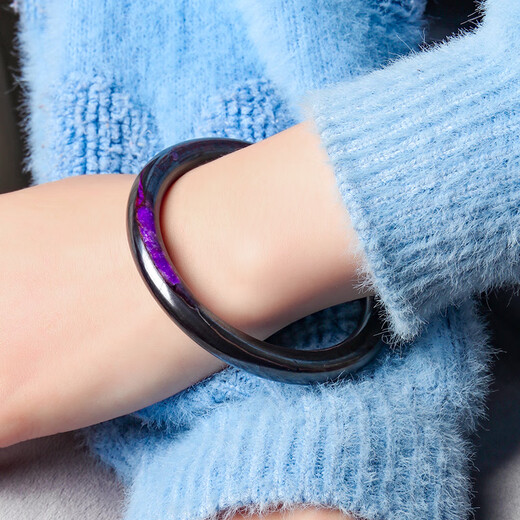 Shaofanbao Crystal Purple Natural Comfort Bracelet Suji Stone Bracelet Women's Purple Bracelet Old Material Raw Mineral Gift for Girlfriend 867753