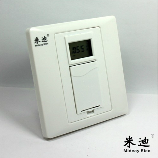 鹿色86型时控开关 全自动墙壁智能时间控制器微电脑广告灯定时器 金科德724(零火线)(2200W)
