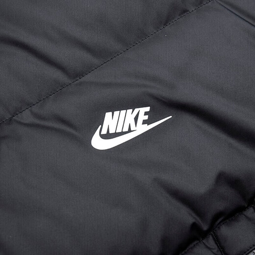 
Nike men's down jacket, winter sportswear, running, fitness, windproof and casual outdoor cold-proof and warm hooded jacket, DV1132-010/black 695 hooded/85% gray duck down M, recommended 120-130Jin [Jin equals 0.5 kg]