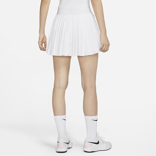 Nike (Nike) Frauen kurzer Rock Sommer schnell trocknend plissierte Tennis-Sportrock asymmetrische Faltenrock (einschließlich Basis) DR6850-100 L