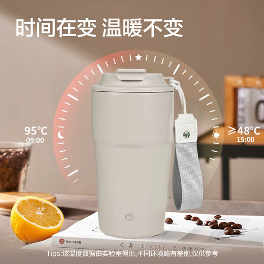 Made in Tokyo, thermos cup, coffee cup, water cup, men, women, children, student souvenirs, 316 stainless steel, silver gray 480ml