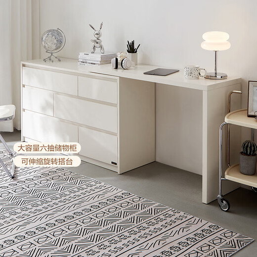 Quanyou Home Six-drawer cabinet drawer storage cabinet log style furniture storage cabinet bedroom dresser integrated storage cabinet