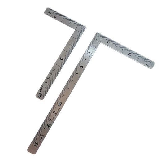 
SHINWA Affinity Penguin Small Stainless Steel Crank Ruler with the same scale with the front and back Polishing 12101 Small Scroll Ruler Polishing 12101 Length 10cm* Short 5cm