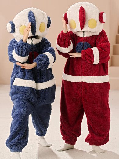 Parent-child one-piece pajamas winter Kapibara thickened coral velvet mother-daughter children's sleeping bag family of four home clothes Coral velvet one-piece zipper SDM#81276# Kapibara 140 girls size 16 recommended height 135-145cm