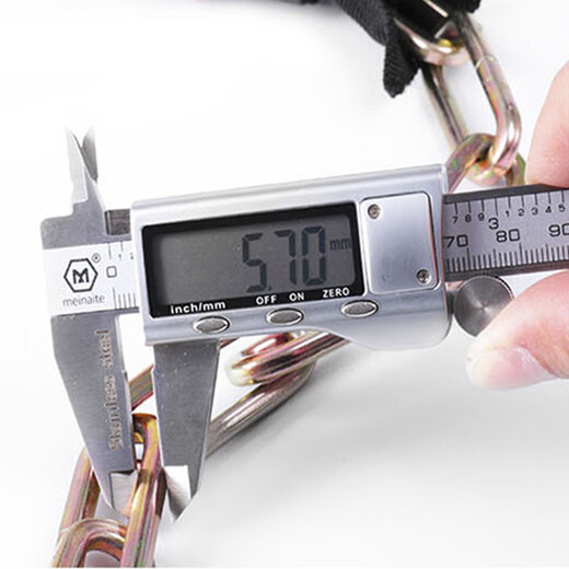 Hasdick Beijing warehouse delivery five-digit password chain lock bicycle and motorcycle anti-theft password lock waterproof shear-resistant iron chain lock black gray straight head 0.6m HKCX-113