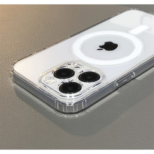 Yin Shang Vier-Corner-Airbag Anti-Fall-Fall Magsafe Magnetische Saug für iPhone 16 Apple 15pro Mobiltelefon Hülle transparente Silikon 12 einfache 14 Fortgeschrittene Magnetsaugung Mobiltelefon Hülle Schutzhülle Magsafe Magnetic Saug