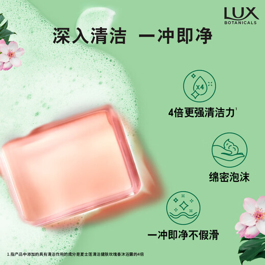 LUX Amino Acid Pure Crystal Soap Sweet Peach Fragrance 95g