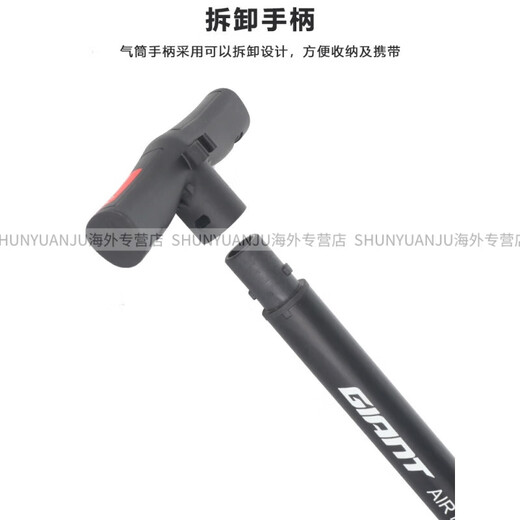 捷安特（GIANT）打气筒ATX610/620/660/810/830/860山地车美法嘴充气 迷你家用 美法嘴通用