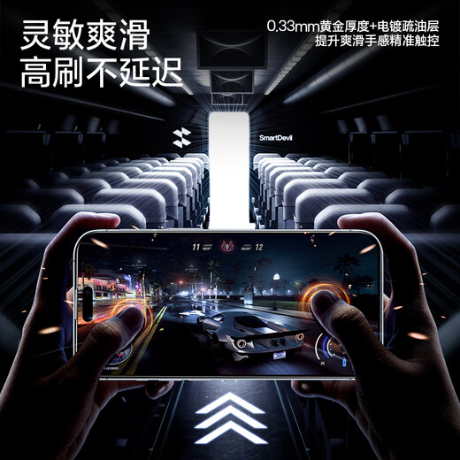 闪魔适用于iphone15系列钢化膜 苹果手机保护膜高清防爆强抗指纹灵敏全覆盖无尘仓秒贴一体防尘膜 15【高清防尘膜*2片装|听筒防尘】