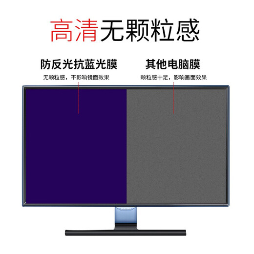 世轩 电脑防蓝光护眼膜高清蓝光膜防反光液晶电视机屏幕保护膜屏 32英寸窄边框（698*392mm）