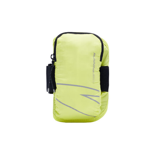 ANTA Arm Bag Running Fitness Cycling Bag Sports Mobile Phone Bag Portable Adjustable Thin Running Bag Wrist Bag Fluorescent Green-2