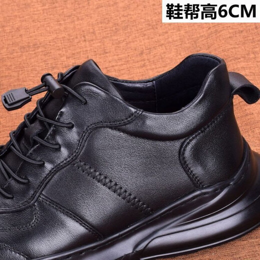 Cartelo Offizielles Leder Top Cowhide European Station High Top Shoes Hersteller Herbst und Winter Koreanischer Stil Vielseitige trendige Schuhe Männer Flaggschiff schwarz 9759 High Top 41