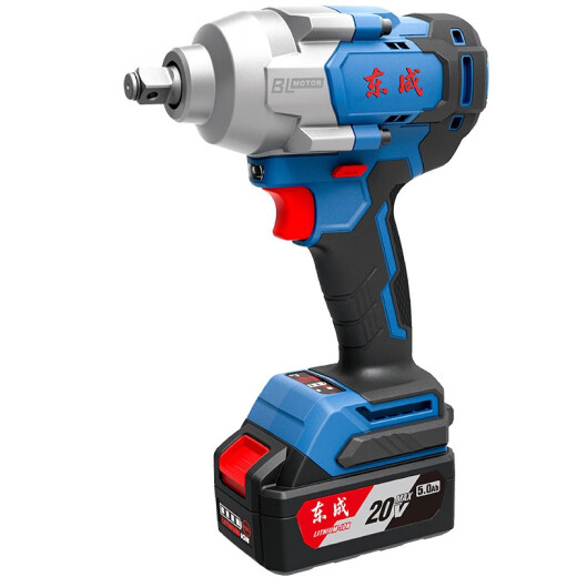 
Dongcheng electric wrench large torque brushless 488/298 Dongcheng brand lithium battery tool charging impact rack wrench DCPB698 [4.0Ah double electric] + luxury gift bag