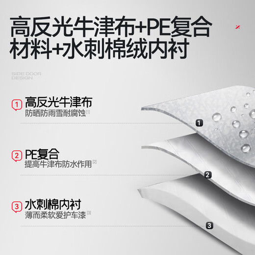 梦多福小鹏g9专用车衣全车罩570 702 pro max夏季加厚遮阳防晒防雨车套 小鹏G9专用车衣 双层加绒加厚牛津布
