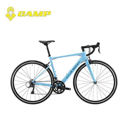 Camp Radon Road Bike Aluminiumlegierung Shuntai 18 Speed ​​Race Race Ring Bremsbremssport Rennsport Carbon Fasergabel Fahrrad Silber 18 Geschwindigkeit 480 Größen