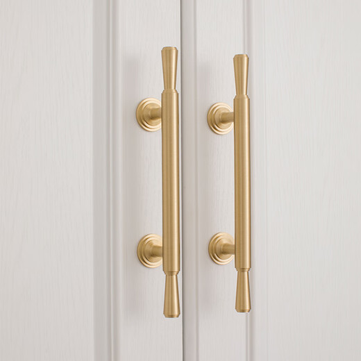 Poigne en laiton XMSJ Porte d'armoire Armoire tiroir à chaussures Handle de chaussure Luxury Luxury American Gold French Cream Style MH6626-DARK