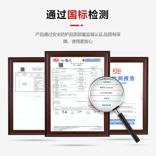 Luokeyan five-point safety belt, high-altitude working safety rope, full-body anti-fall national standard, separate safety belt, Beijing and warehouse flash delivery