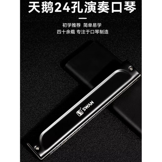 Лебедь (Лебедь) Немецкий импортный гонг 28-луночный акцент accent harmonica Уровень производительности 24 лунка полифонические начинающие для взрослых профессиональных выступлений с 28 лунками.