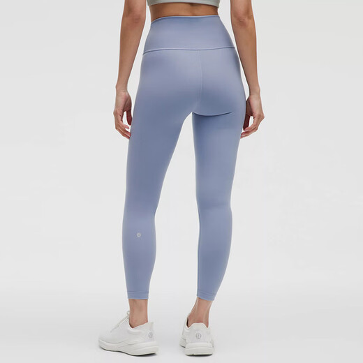 lululemon丨Wunder Train Women's Sports High Waist Leggings 24' Quick Dry LW5CYNA Blue Willow L