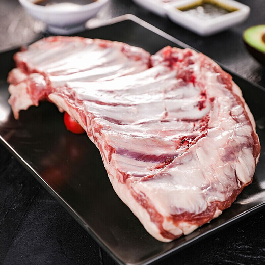 Donglaishun Inner Mongolia lamb raw cut bone-in mutton chops 2.4 Jin Jin equals 0.5 kg BBQ stewed lamb ribs Halal Chinese time-honored brand