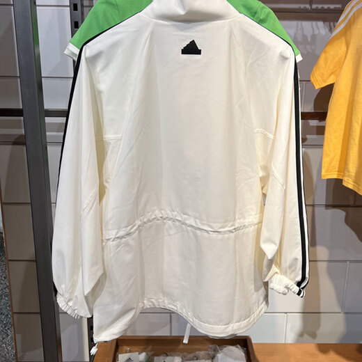 
Adidas Clover Jacket Women's Summer New Sportswear Fashion Casual Comfortable Stand-alone Jacket JI9767 JI9768 Han Yu White M