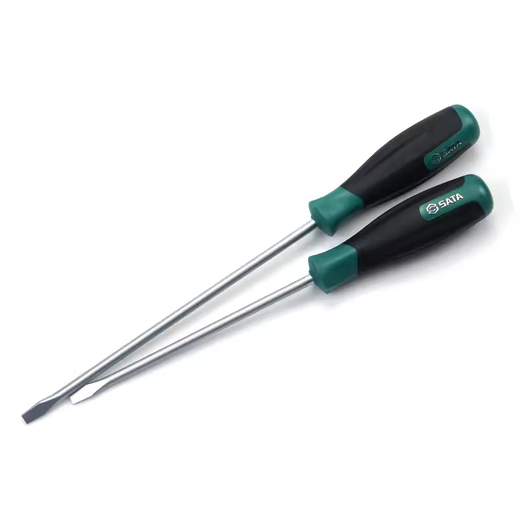 Shida T series screwdriver, cross-shaped screwdriver, rubber plastic handle, multi-functional S2 magnetic screwdriver, 63403, 3x100MM