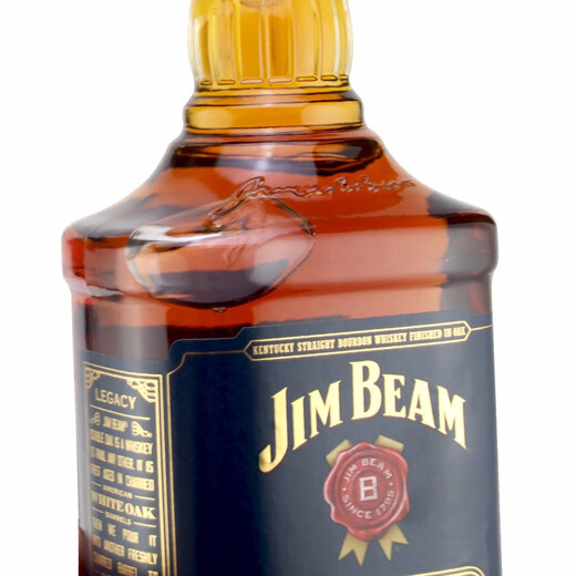 Jim Beam imported foreign liquor white Jim Beam bourbon whiskey American Jim Beam bourbon whiskey Jim Beam double barrel bourbon whiskey