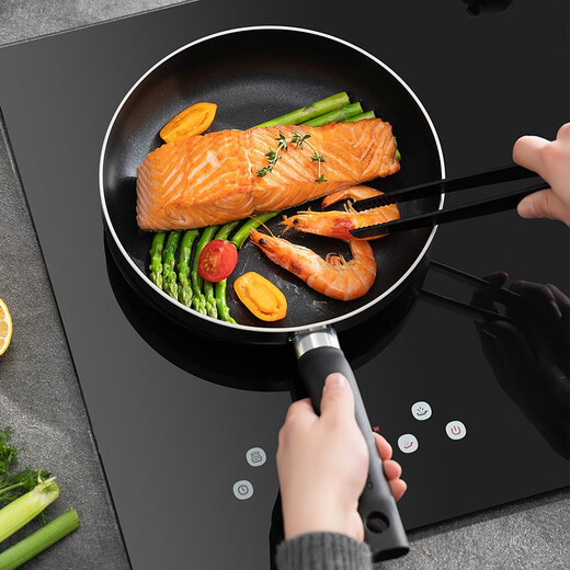 SUPOR pot set non-stick wok soup pot frying pan three-piece pot set wok pot household gas induction cooker universal wok + frying pan + soup pot 3-piece set