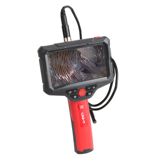 Uni-T UT668 handheld dual-lens industrial endoscope HD camera visual pipe detector car maintenance UT668 (1m snake tube)