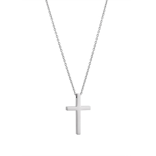 MZMZ platinum couple necklace men's and women's cross Pt950 platinum birthday anniversary gift for girlfriend and boyfriend 925 necklace + cross for women