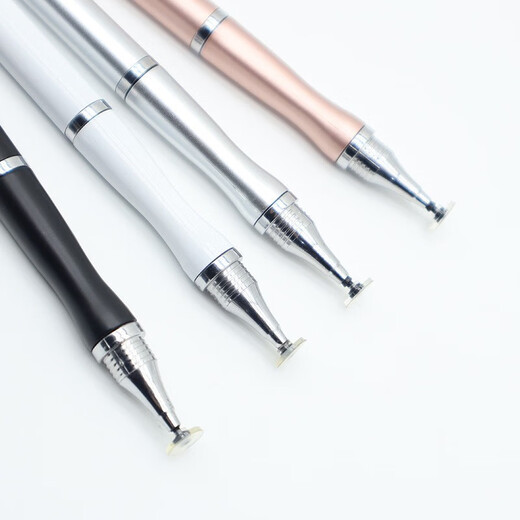 Teléfono móvil de iPad de lápiz estructural adecuado para manzana condensador de escritura a mano Pen de pintura de teléfono móvil Pintura móvil Cepillo delgado 2 en uno. Bolígrafo estructural (negro)