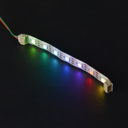 WS2812 RGB full color light strip (7 lamp beads)
