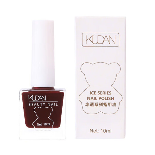 Kudan ice-through nail polish no-bake, long-lasting, quick-drying jelly transparent nude color oily non-tearable nail polish New Year's women 27# apricot leaf yellow normal Specifications