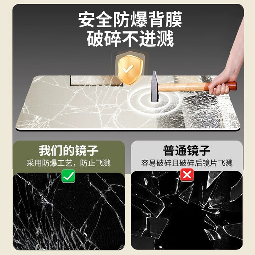 驰百伦实木全身镜卧室穿衣镜家用落地镜服装店试衣镜挂墙镜子160*50胡