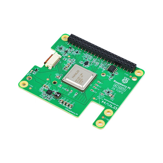 Yahboom Raspberry Pi 5 Hailo8L Expansion Board PCIe Expansion Modul AI Kit Künstliche Intelligenz Kit M.2 Hut+ Hailo-8 26T AI HAT+ Offizielles Kit