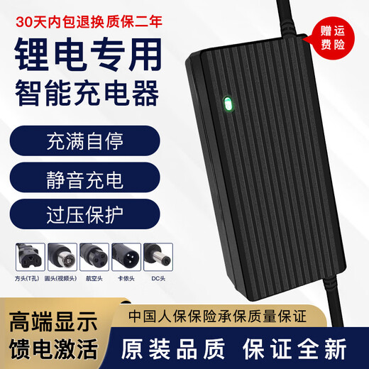 Lichen push lawn mower rechargeable lawn mower 60V lithium electric lawn mower lithium battery charger 24V 2A charger