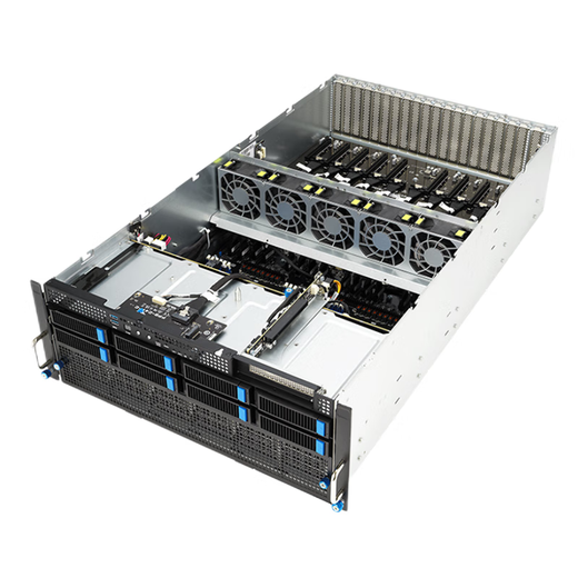 Dual-channel AMD EPYC 9754/9654 Deep Learning GPU server 8-channel A800/4090 Artificial Intelligence Finite Element Analysis 4U Host Dual-channel 9754 256 core 512 threads RTX PRO6000 96G graphics card*8 photos