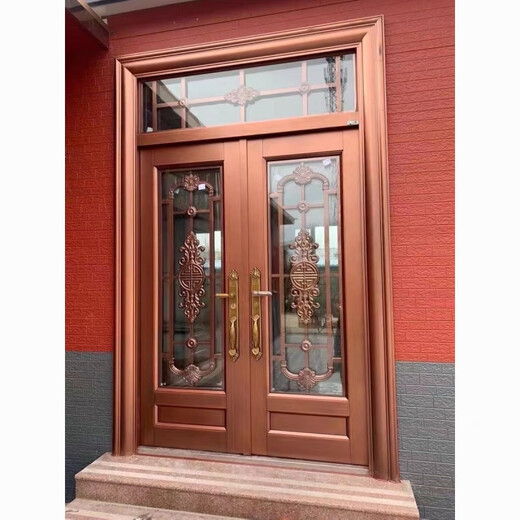 Стеклянная дверь Vinoa, сельская дверь, сельский самодельный дом, дверь на заказ, входная дверь из цинкового сплава, бронированная дверь класса А, стиль двери 1