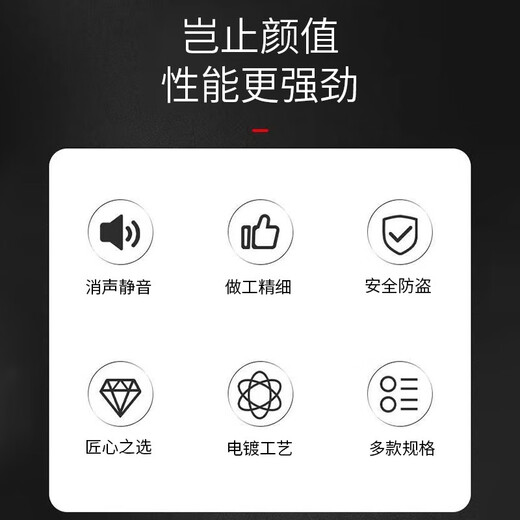 坤随室内门锁体小50老式锁体锁舌轻回弹静音轴承反提大门换锁木门锁具 长125小50舌距60mm双轴锁体1个