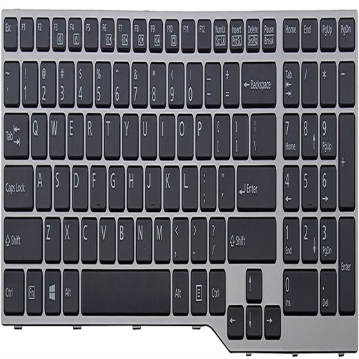 XMSJFujistu Fujitsu LifebooE753E754E756PNmp-12s73us-d85 keyboard Original small carriage-return English keyboard