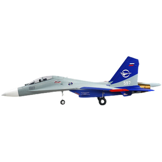 Billy Rice Super Gran Gran Duct Motor Aeronave de ala fija Modelo SU 27 Aeronave Eléctrico de combate de doble motor Aeronave de 10 minutos RTF Complete Machine Paquete