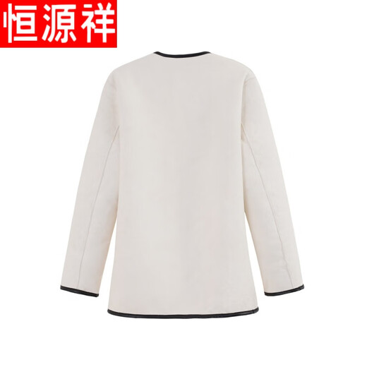 
Hengyuanxiang [Light Luxury High-end] Brand Men's Clothing Real Sheepskin Jacket Men's Fur One-piece Jacket Sheepskin Cotton Clothing Inner Top Winter Winter Winter Casual Loose Leather Jacket White Sheepskin Cut XL 130-145Jin [Jin equals 0.5 kg]