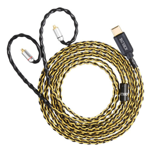 Acrolink Shure 846 Cable de actualización MMCX Balance Cable 535 W40 SE215 NA3P Auriculares Cable Tipo-C Interfaz dedicada MMCX