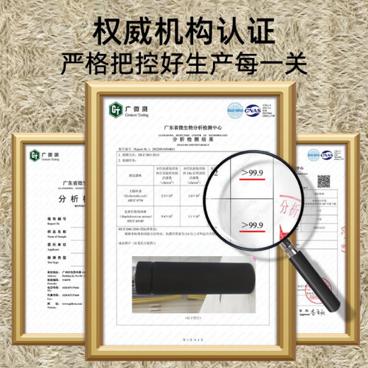 名锐（MINGRUI）保温杯水杯子刻字茶水分离茶杯企业定制团购批发广告水杯纪念礼品 磨砂蓝【关注+杯刷】 500ml