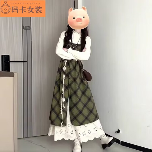 Zhidoudou automne et robe d'hiver pour femmes hivernales de style coréen Nouveau style coréen robe de style femme