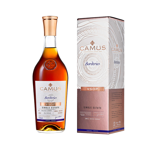 卡慕（CAMUS）经典布特妮干邑白兰地洋酒单一庄园法国原装进口洋酒 1000mL 2瓶(布特妮VSOP)