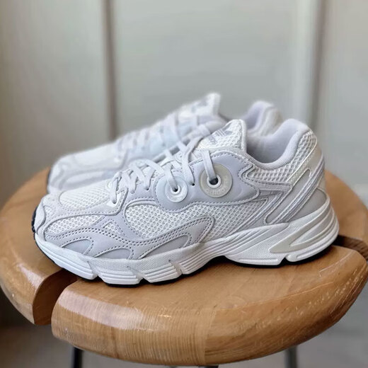 Adidas Clover Women's Shoes 2025 Autumn New Fashion Thick Sole Training Fitness Outdoor Lightweight Breathable Casual Shoes Running IE9887 White 39