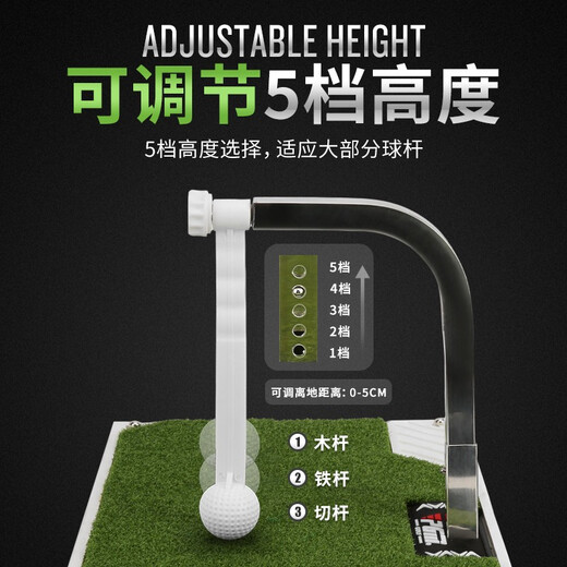 PGM New Product Golf Swing Trainer Indoor Golf Swing Trainer 360 Rotation HL005-Swing Trainer-Black