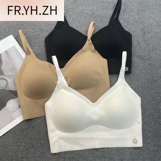 FR.YH.ZH Fengzhixin 862 fixed one-cup underwear, small chest push-up, beautiful back tube top, yoga sports sling, chest wrap, wheat skin, one size fits all, 90-120 Jin Jin is equal to 0.5 kg